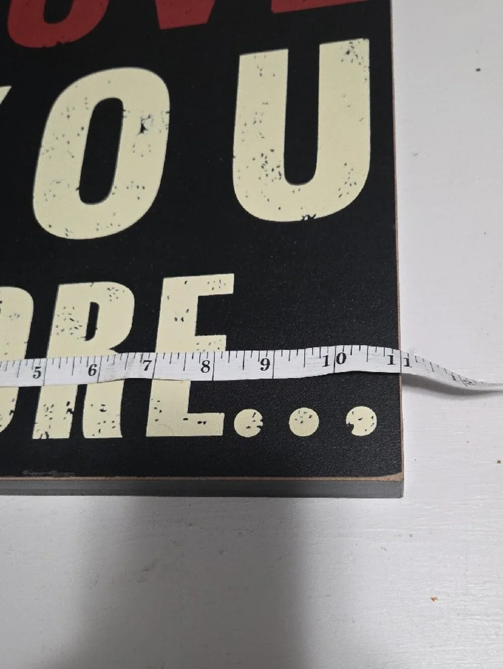 Hobby Lobby LOVE YOU MORE Wooden Box Sign